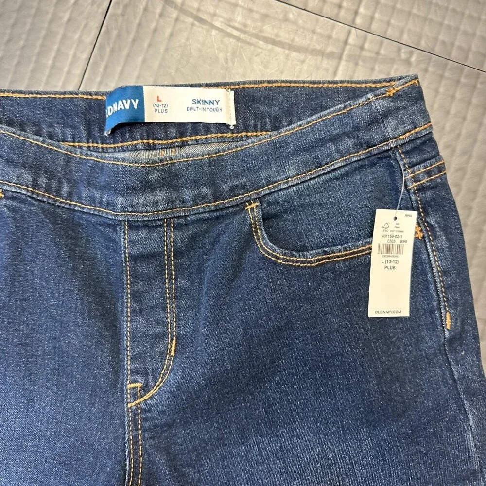 OLD NAVY GIRLS LARGE 10/12 PLUS PULL ON JEGGINGS NEW SKINNY